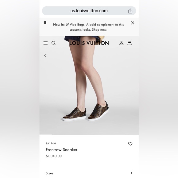 Louis Vuitton Front Row Sneakers - Picture 8 of 9